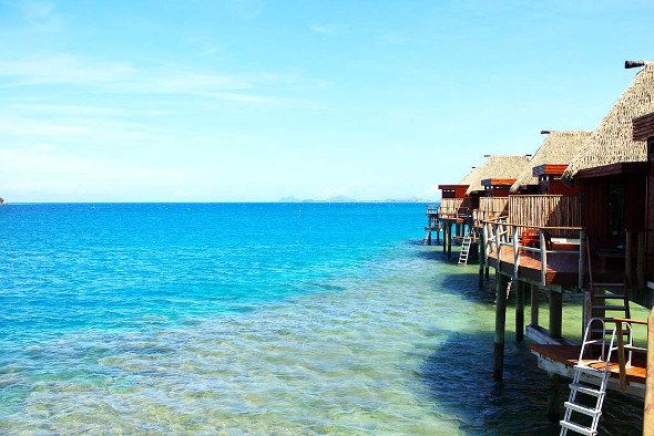  over water bures in fiji